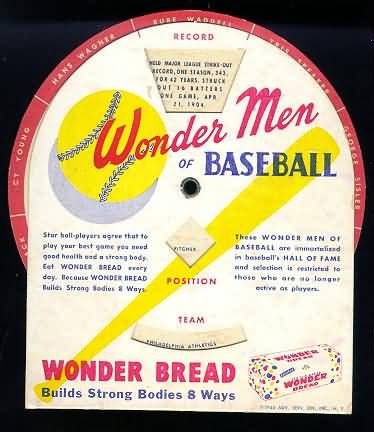Wonder Bread Baseball Wheel
